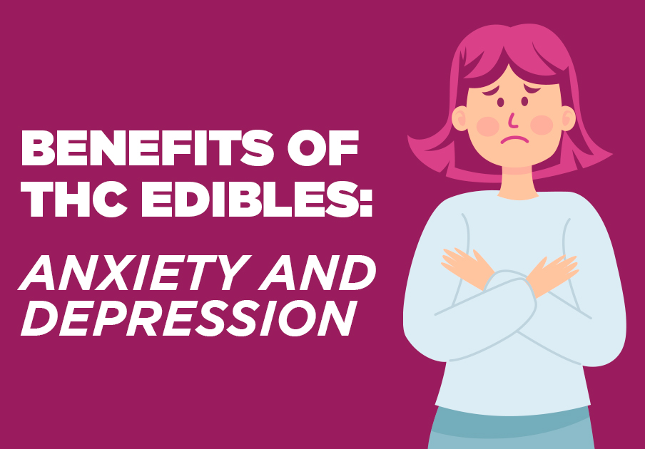 Sofa King Edibles benefits of Edibles on Anxiety and depression.